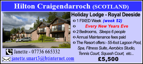 Hilton Craigendarroch - £5500