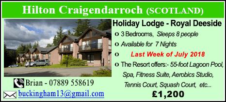 Hilton Craigendarroch - £1200