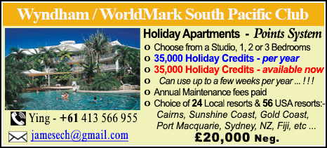 Wyndham Vacation Resorts - &pound;35000
