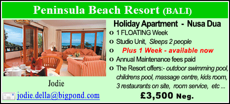 Peninsula Beach Resort - £3500