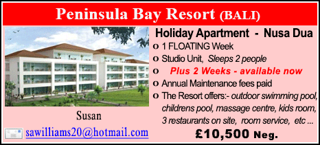 Peninsula Bay Resort - £10500